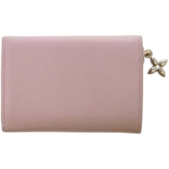 Excellent condition Louis Vuitton Mini Trifold Wallet LV Bloom M15083 in purp...